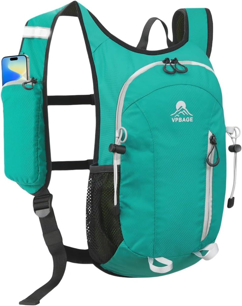 VPBAGE Store Foldable Small Hiking Backpack with 3 Strap Pockets – Lightweight 300D Spill-proof Daypack for Men Women – Packable Small Travel Backpack with Chest Strap & Trekking Pole Holder – Durable Outdoor Bag - Image 1